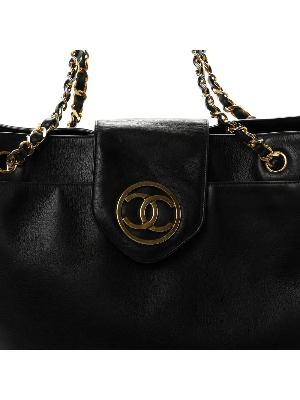 Chanel Lambskin Quilted Shopping Tote #329735C17B